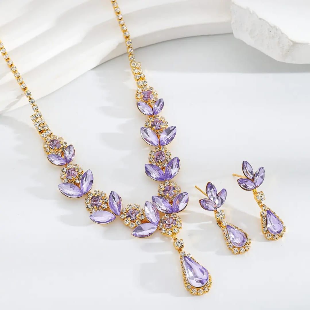 Lavender Royale Necklace Set