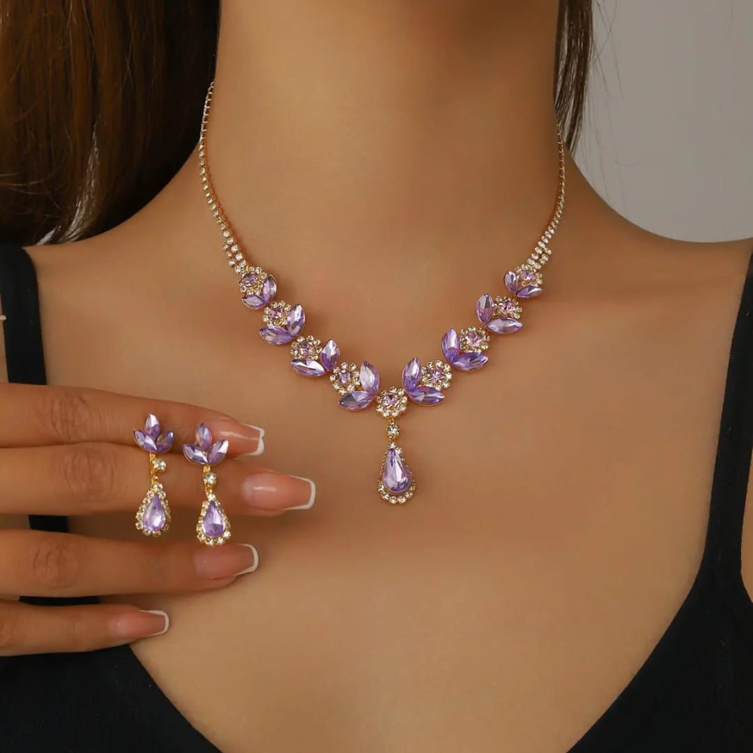 Lavender Royale Necklace Set