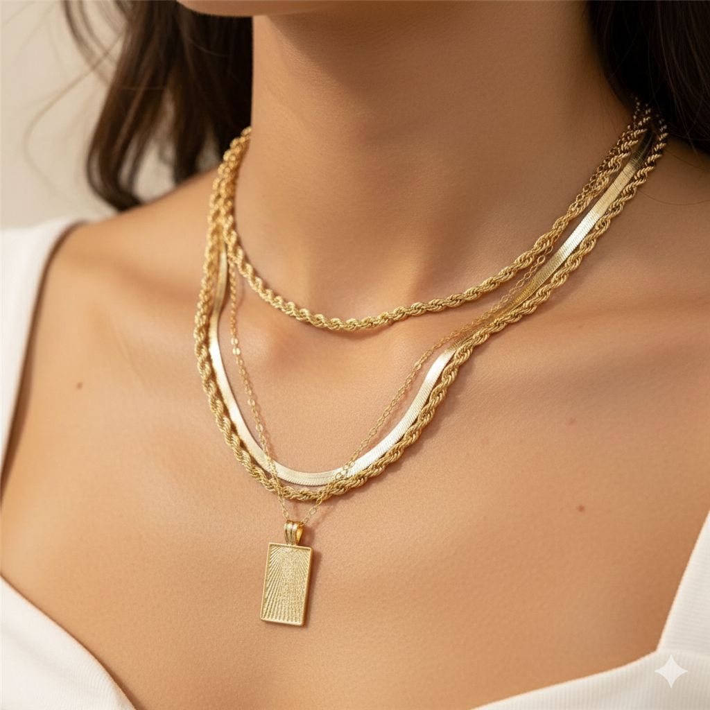 Elara Modern Luxe Layer Necklace