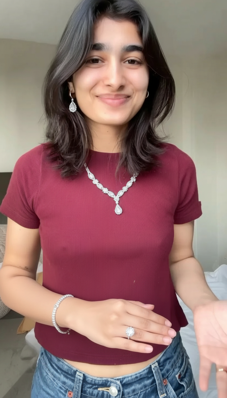 Elarisse Diamond Veil Bridal Set